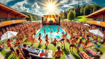 Sommerliches Badifest