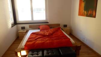 Schlafzimmer des Penthouses