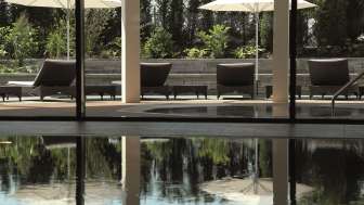 Poolanlage Sommer