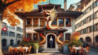 Goldener Drache