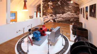 Modell einer Turbine im Lawena Museum
