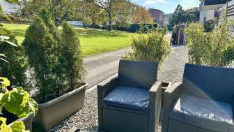 Kleine Outdoor-Lounge