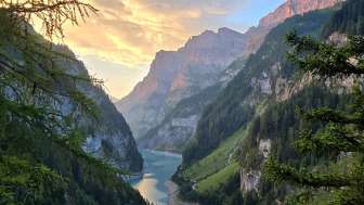 Gigerwaldstausee vom Chilchlikopf aus