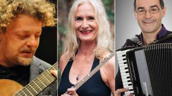 Alessio Nebiolo, Gitarre - Erika Lafosse, Querflöte - Paolo D'Angelo, Akkordeon 