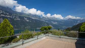 Blick von der Dachterrasse