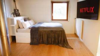 Schlafzimmer Loftwohnung