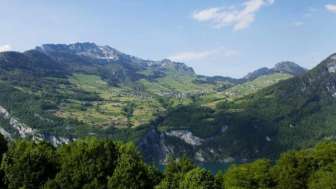 Ein Teil des Bergpanoramas