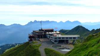 Bergstation und Panoramarestaurant Maschgenkamm.