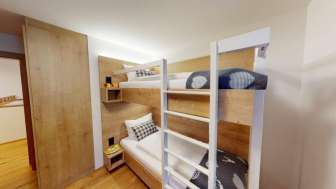 Kinderzimmer mit Stockbett