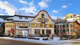 Adlerhotel im Winter
