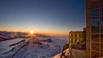 Sonnenuntergang auf dem Säntis