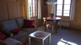 Wohnbereich Ferienwohnung Fernsicht B