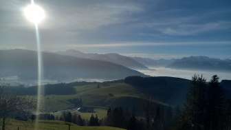 Aussicht mit Nebelmeer