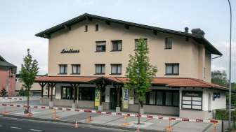 Aussenansicht des Landhaus Boutique Motel