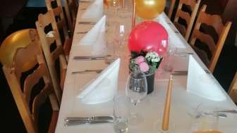 Feier im Restaurant