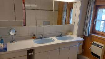 Badezimmer Ferienhaus St. Gerold