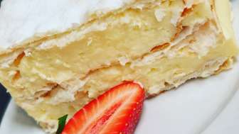 Hausgemachte Cremeschnitte