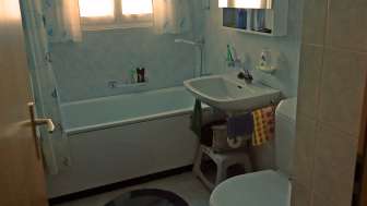 Badezimmer Ferienhaus Öhri