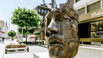 Skulptur «African King» in Vaduz