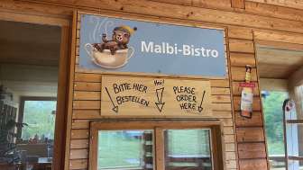 Aussenaufnahme des Malbipark-Bistro