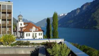 Blick von der Dachterrasse