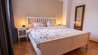 Nussbaumen Ferienwohnung Forstenegg Schlafzimmer