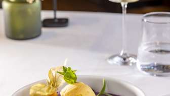 Leckeres Dessert im Alpin Royal Restaurant