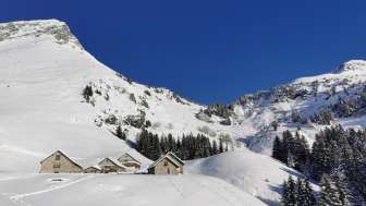 Fronalpstock mit Fronalp, Mittler Stafel
