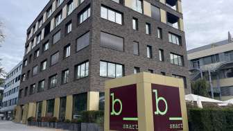 Aussenaufnahme des b_smart hotel in Bendern