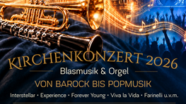 Kirchenkonzert: Blasmusik trifft Orgel