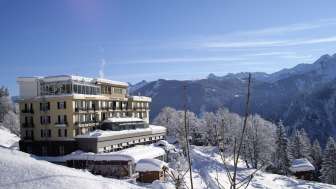 Hotel im Winter