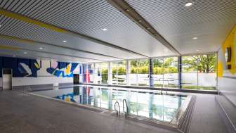 Aufnahme des Innenraums des Hallenbad Resch
