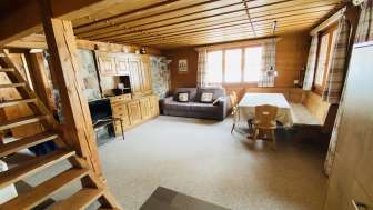 Wohnzimmer Ferienhaus Wisli