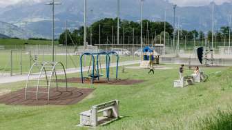 Spielplatz Rheinpark Stadion