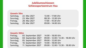 Jubiläum 475 Jahre Schützengesellschaft