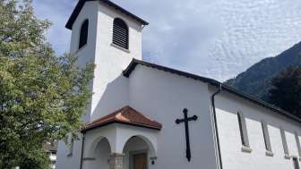 Aussenansicht der Kapelle St. Sebastian