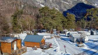 Waldcamping Winter