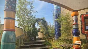 Grün und farbig - Dachgarten Markthalle Altenrhein