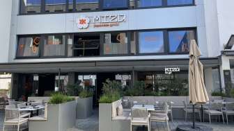 Aussenaufnahme des Restaurants MIZU
