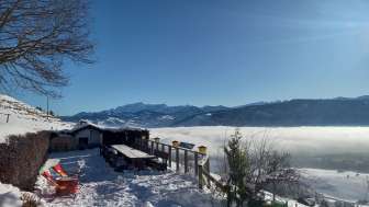 Winter auf der Terrasse
