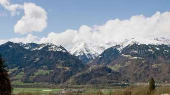 Aussicht im Frühling