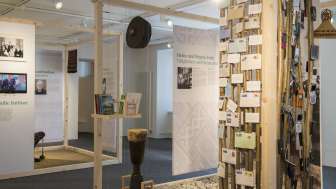 Innenraum des Doms bei einer LED Ausstellung