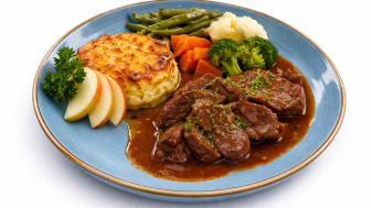 Geschmorter Rindsbraten im «Gsund & munter»