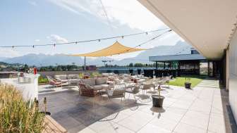 Dachterrasse Hotel kommod