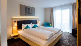 Doppelzimmer im Hotel Oberland
