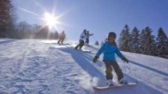Snowbarder im Atzmännig