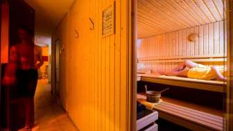 Wellnessbereich mit Sauna, Dampfbad und Ruheraum