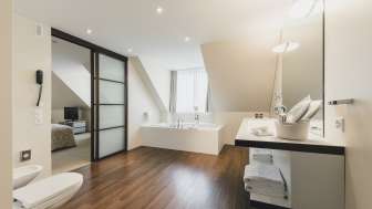 Badezimmer im Hotel Residence
