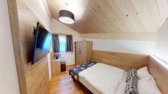 Kinderzimmer mit Doppelbett