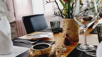 gedeckter Tisch